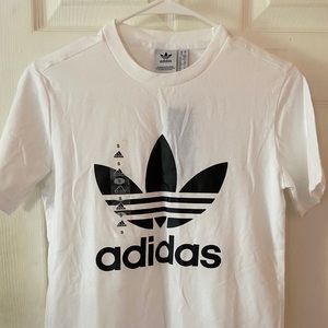 Adidas white t-shirt
